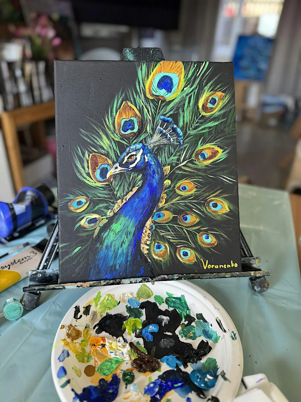 Painting workshop Magic Garden