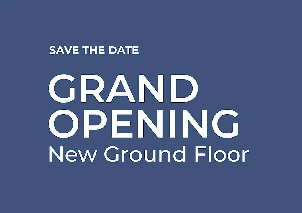 Grand Opening - Save the Date at BACKLIT