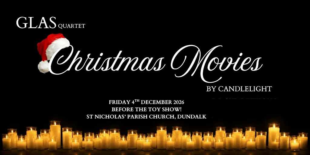 Glas Quartet perform Christmas Movie Music by Candlelight at St Nicholas' Church of Ireland