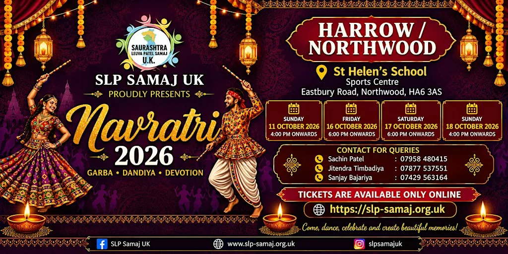Northwood - Harrow Navratri 2026 at St Helen's School