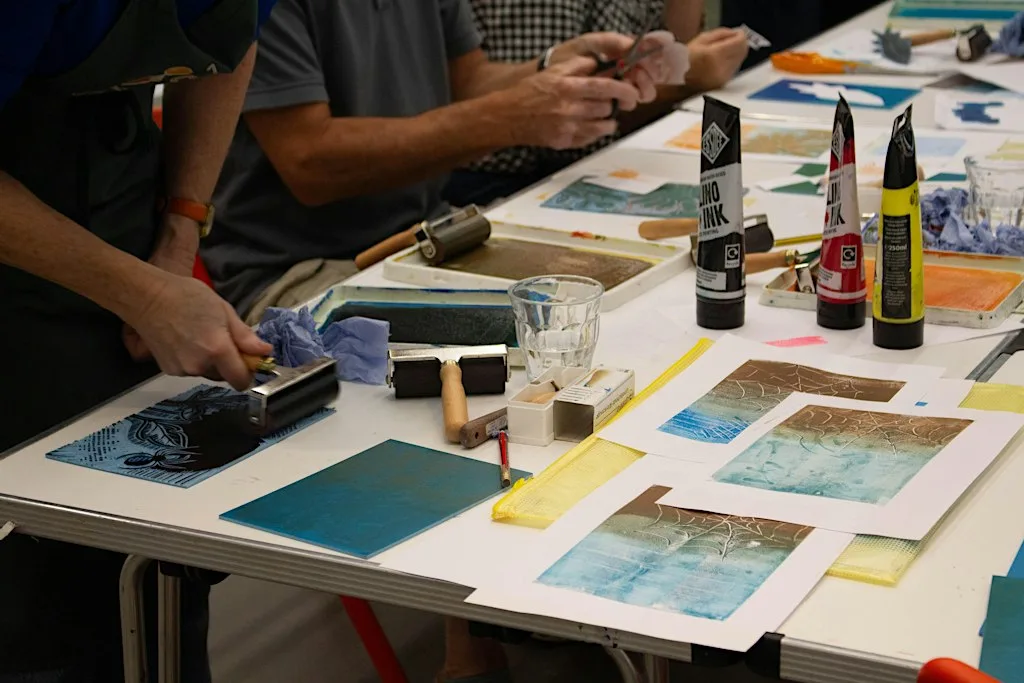 Weekly Art Class - Beginner's Lino Printing Workshop at Waterstones