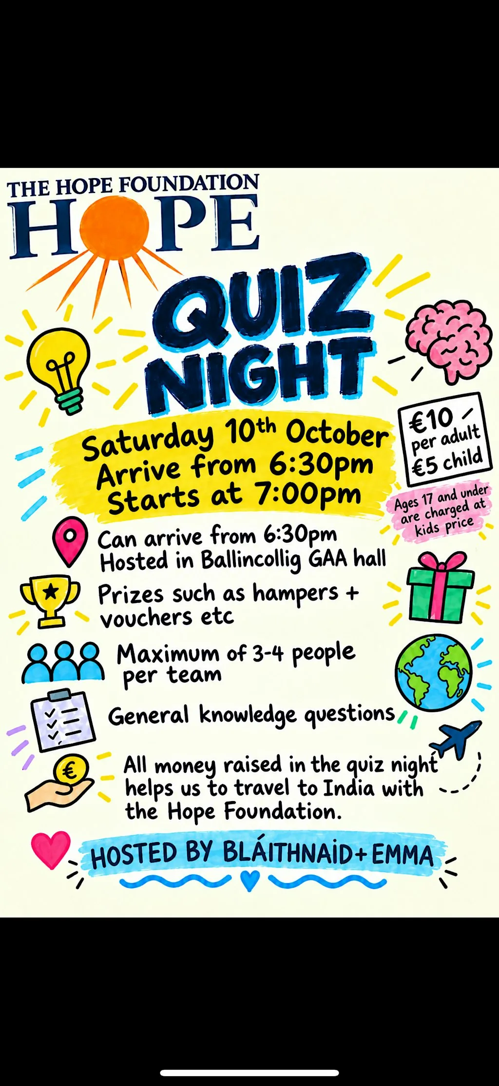 Quiz night at Ballincollig GAA Club