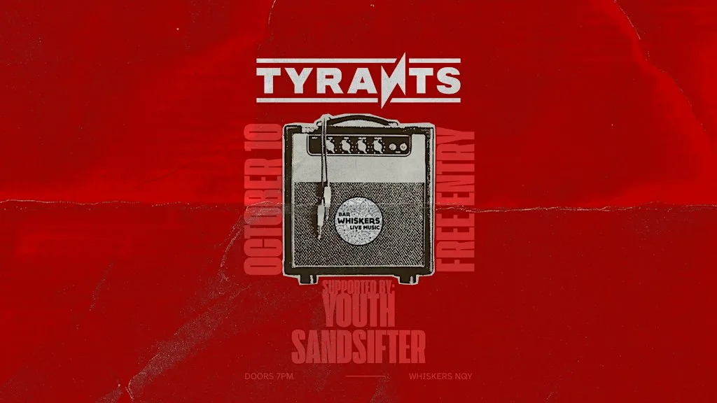TYRANTS supported by YOUTH + SANDSIFTER at Whiskers Newquay