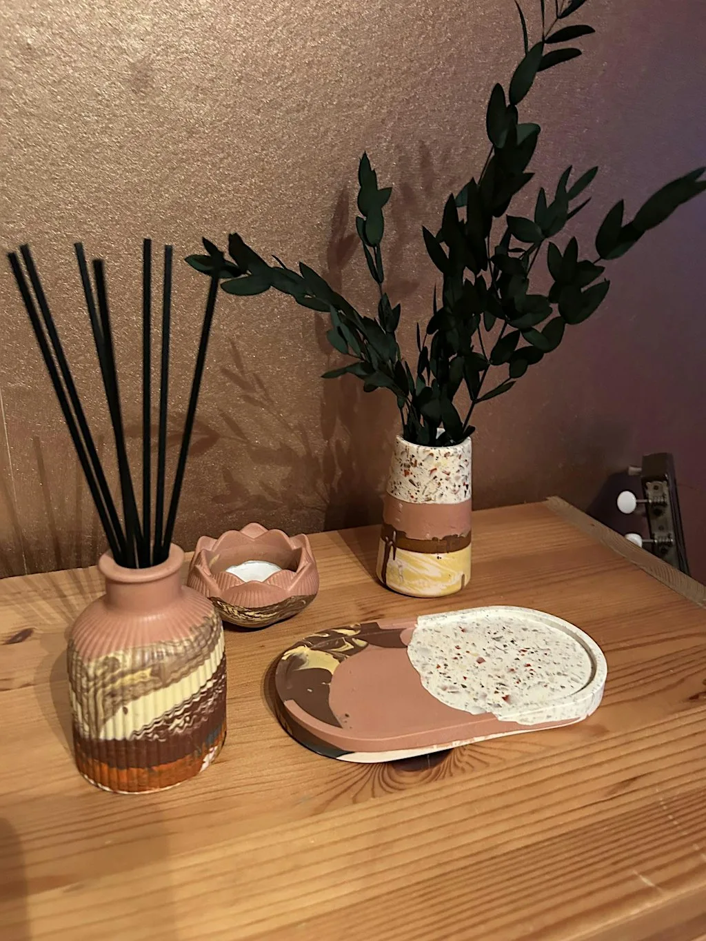 The Jesmonite Zen Trio Workshop in HARROGATE by Objectify at St Roberts Catholic Club