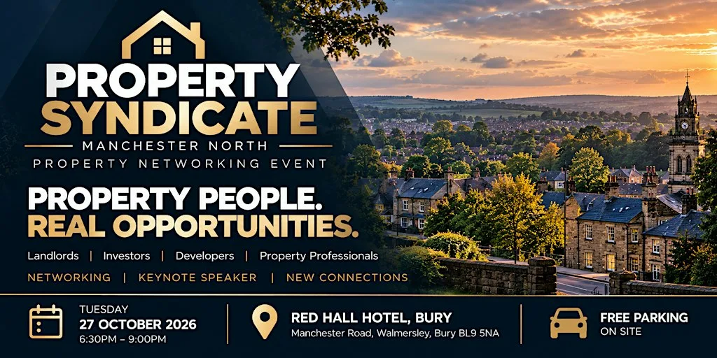 Property Syndicate Manchester North – Property Networking Event at Red Hall Hotel