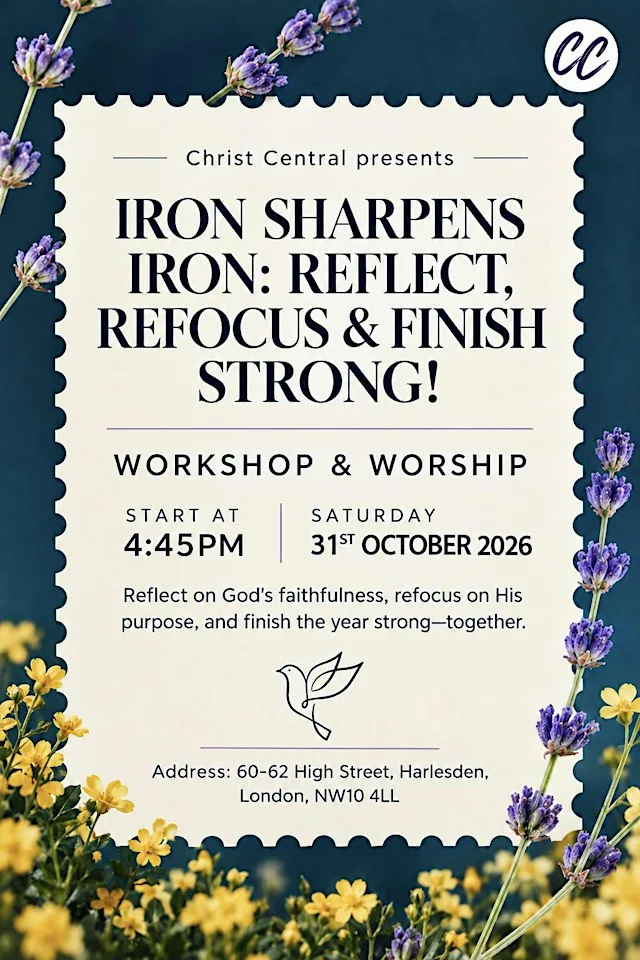 Iron Sharpens Iron: Reflect, Refocus & Finish Strong! {Workshop & Worship}