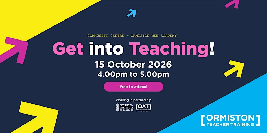 Get into Teaching | Ormiston Teacher Training