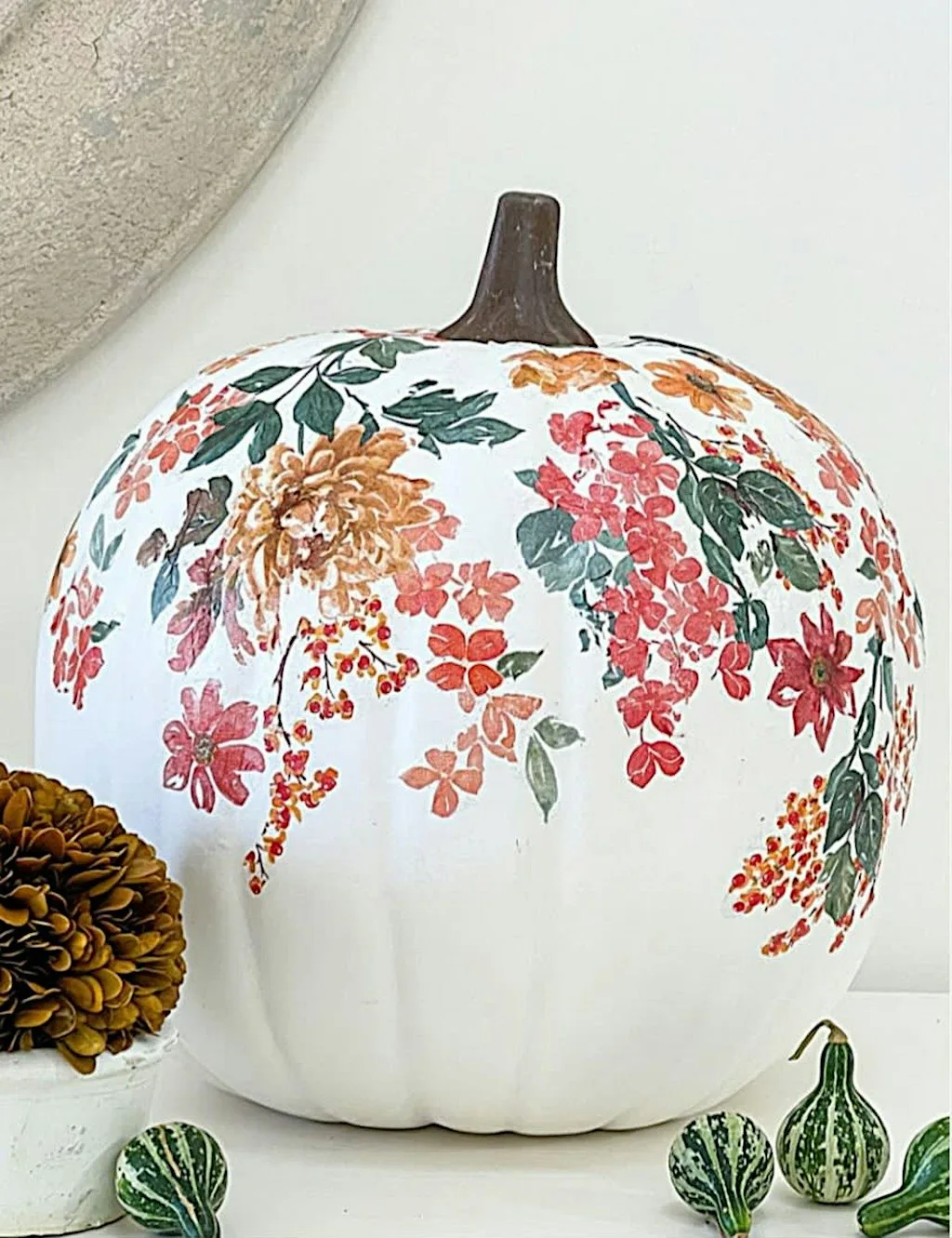 Pumpkin decoupage at Bianco Lounge