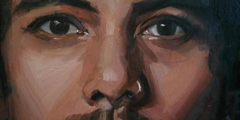 Portrait painting in Oils from a photograph for beginners at The Artery Studios CIC