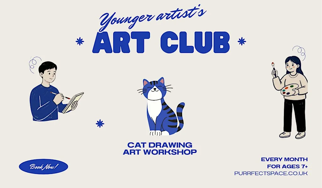 Youngers Art Club with Cats! at Purrfect Space