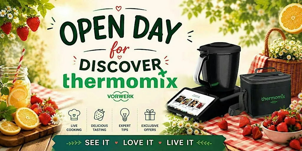 Thermomix Open Day – Come and See What the Magic is All About! at Thermomix cooking studio Cannock 81High Green, Newhall shopping arcade In same building as mims moms, Cannock