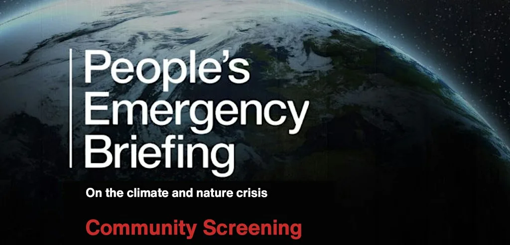 People's Emergency Briefing film screening New Marston