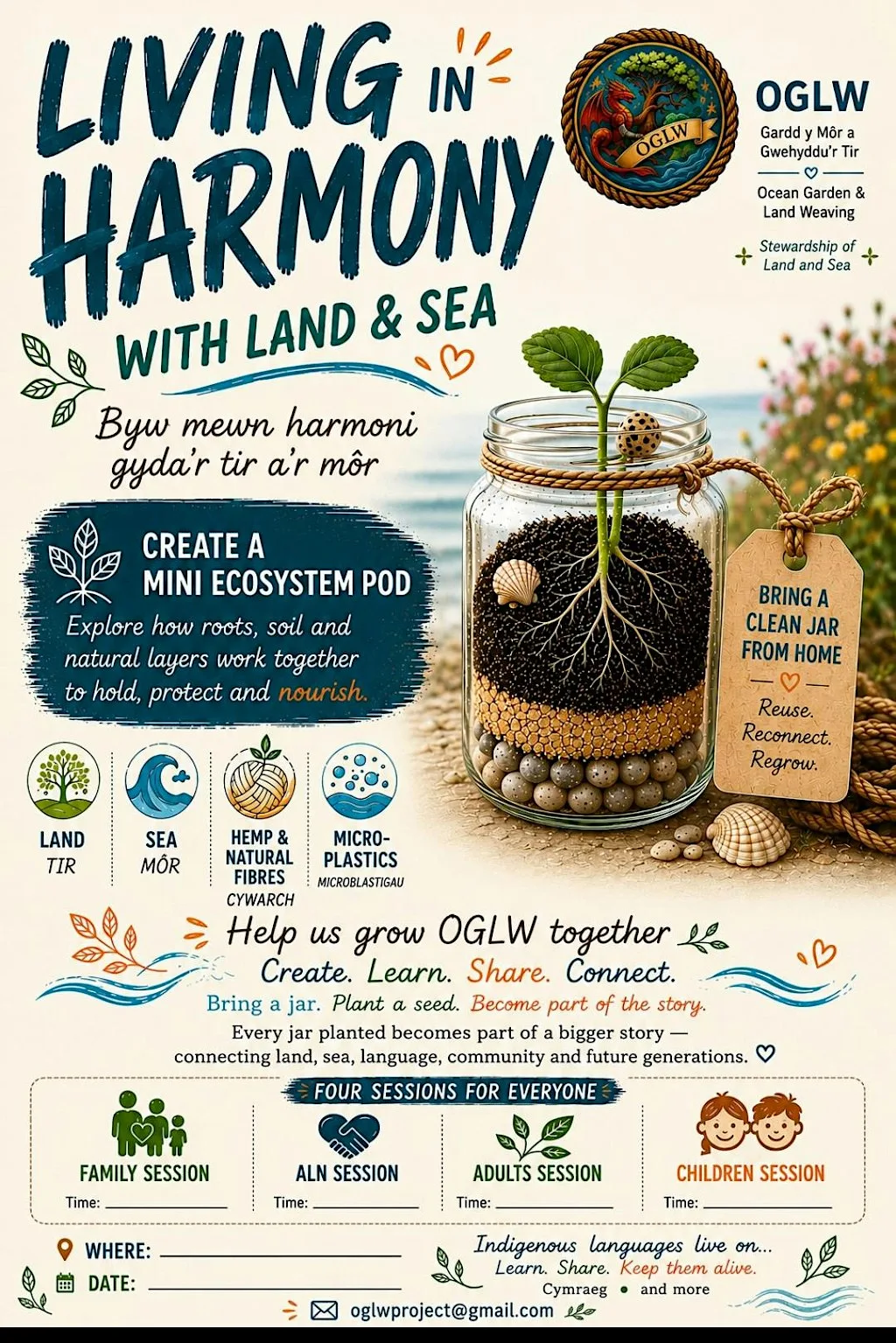 Living in Harmony with Land & Sea through creativity