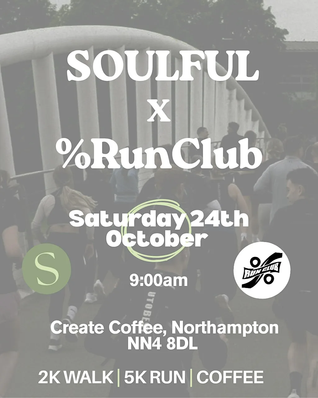 Soulful x %Run Club at Create Coffee
