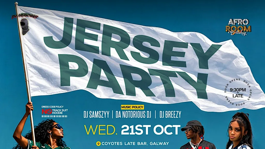 Jersey Party at Coyotes Late Bar