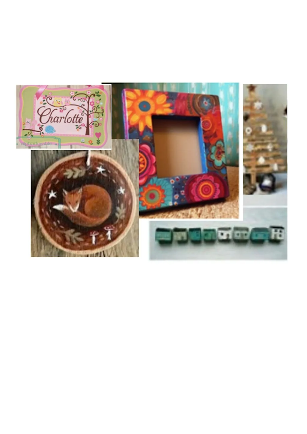 Painting on wood - Ornaments, Frames & Signs at Children & Young People's Library, Cork City Library