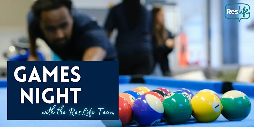Games Night at ResLife Lounge Cygnet Wharf
