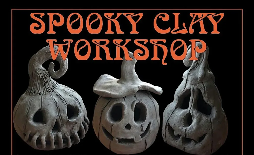 Spooky Clay Workshop at The Bookbinder