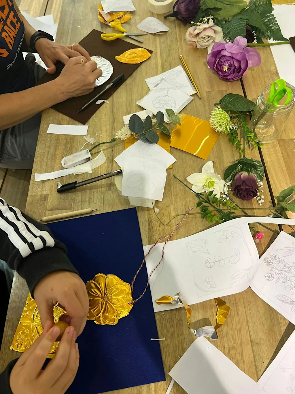 Autumnal Foil Embossing with Claremont Studio at Bon Accord Centre / Curated Aberdeen