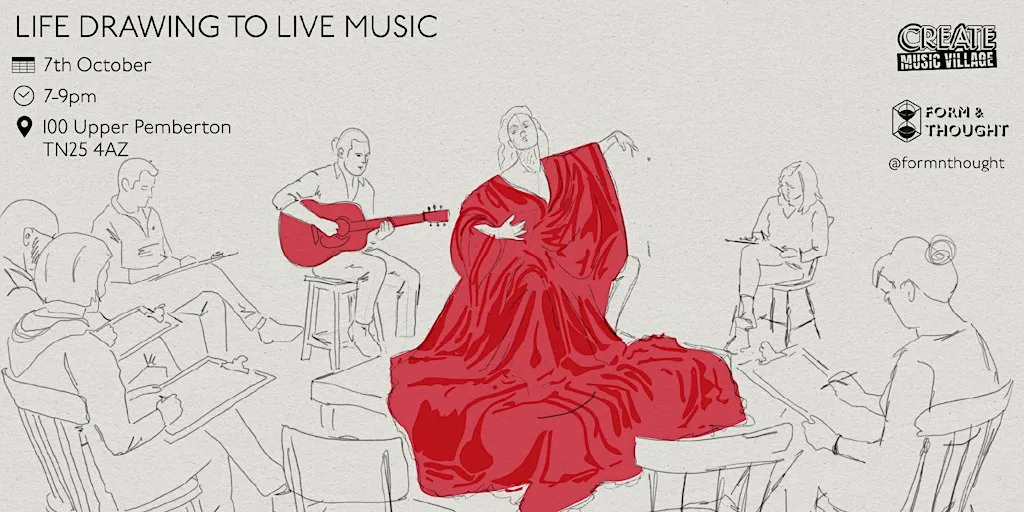 Live Music & Life Drawing at 100 Upper Pemberton