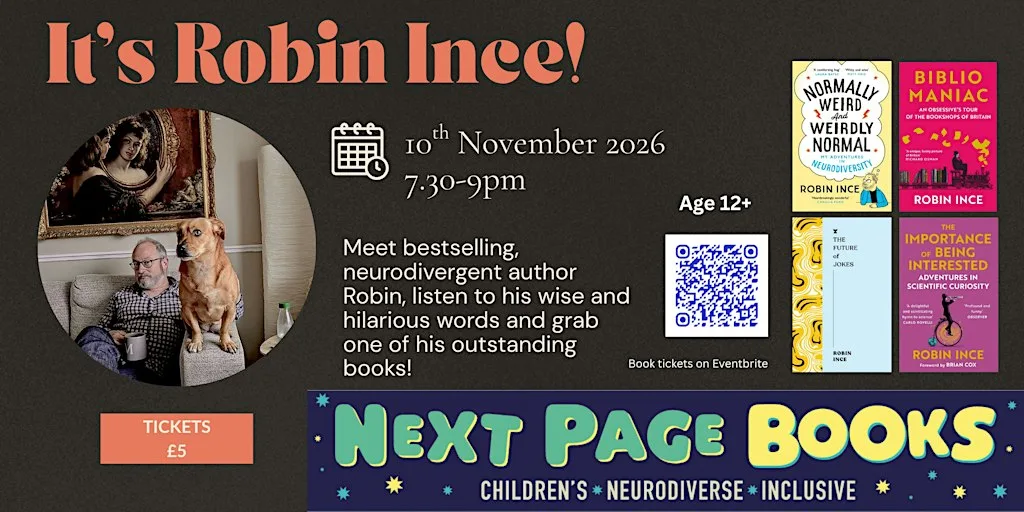 It's Robin Ince! at Next Page Books