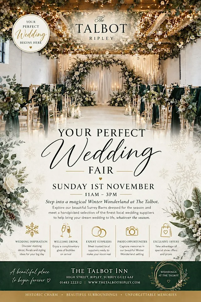The Talbot Winter Wonderland Wedding Fayre at The Talbot Inn