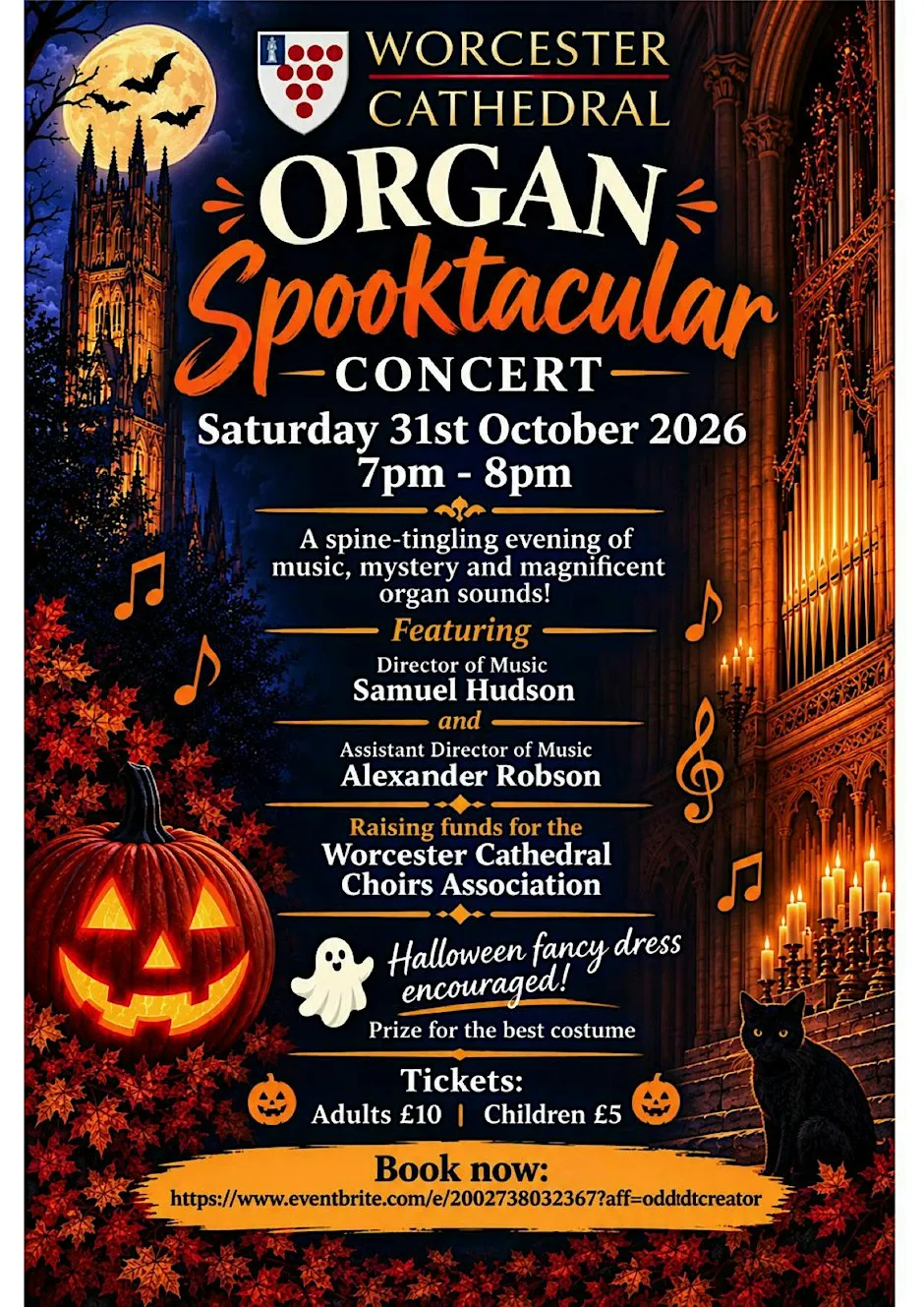 Organ Spooktacular Worcester Cathedral at Worcester Cathedral