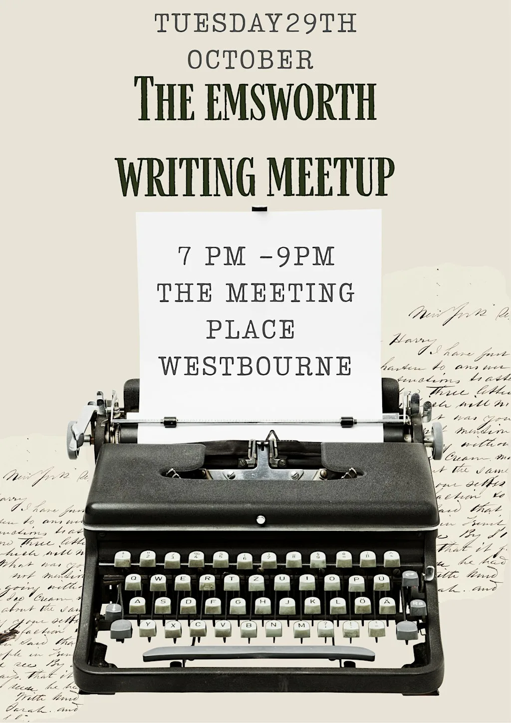 Emsworth Writing Meet up at The Meeting Place | Westbourne