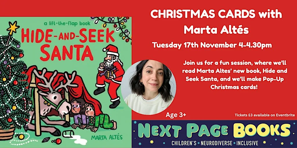 Meet author Marta Altés, and create your own pop-up Christmas card! at Next Page Books