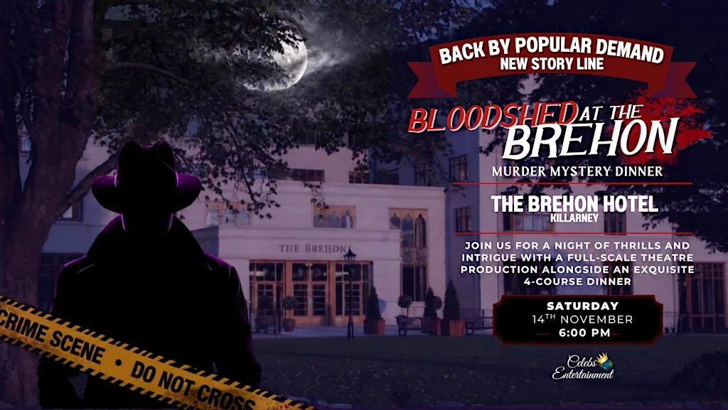 Murder Mystery Dinner Show - The Brehon Hotel at The Brehon Hotel & Spa