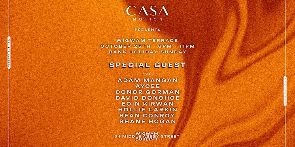 Casa Motion Presents - Wigwam Terrace Day Party W/ Special Guest + More