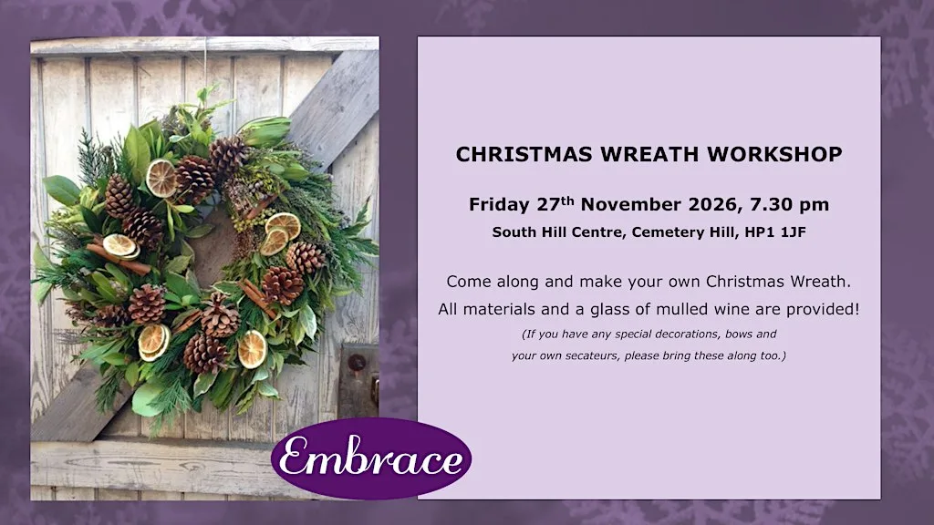 Christmas Wreath Making Workshop at South Hill Centre
