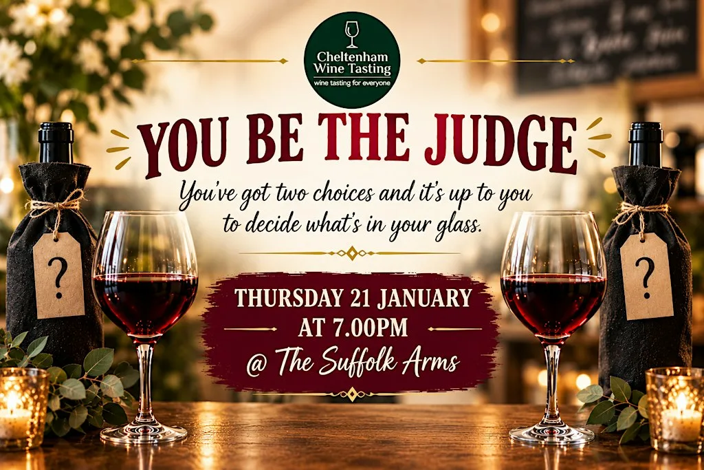 You be the Judge Wine Tasting Event at The Suffolk Arms