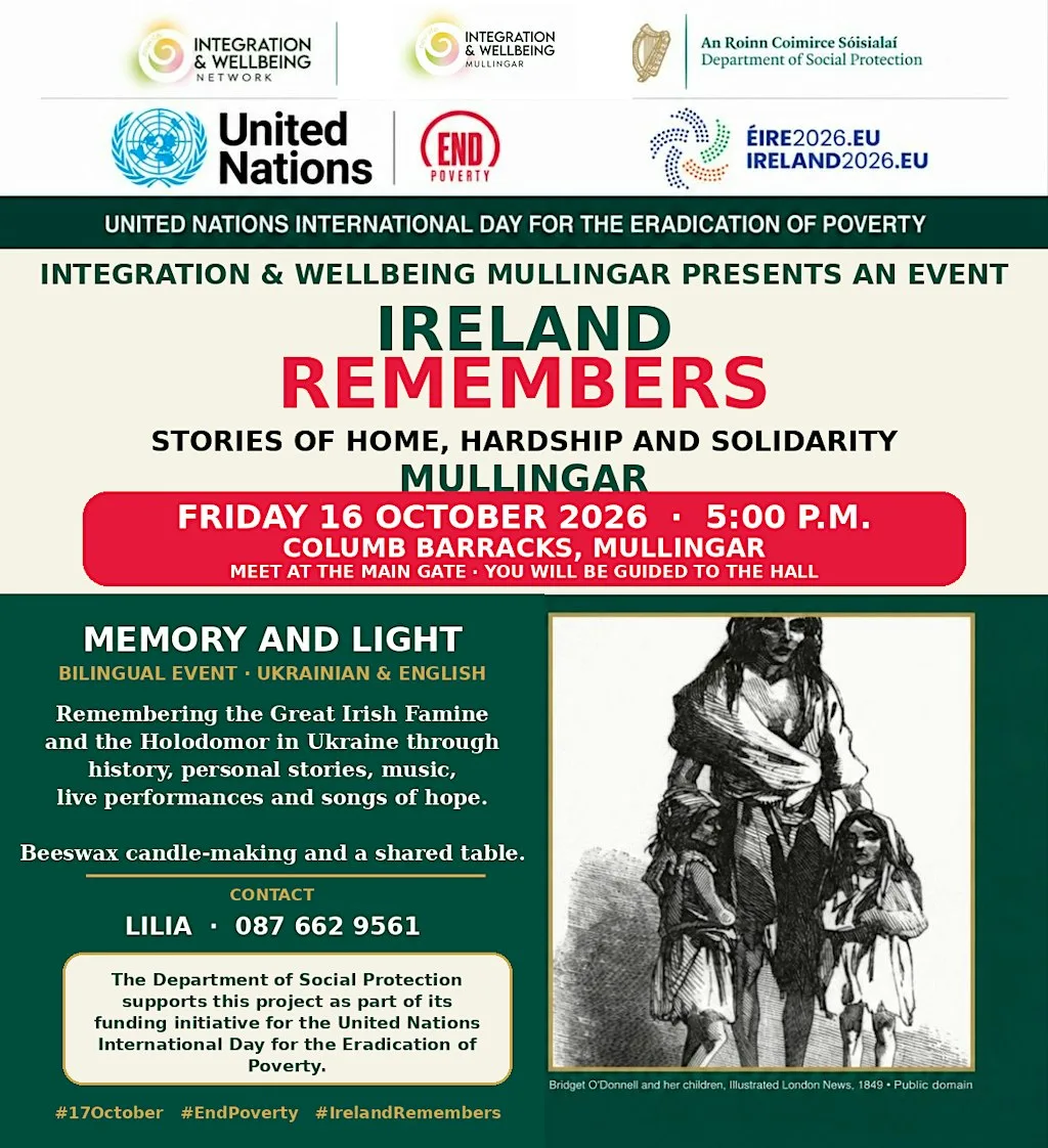 Mullingar in Ireland Remembers: Stories of Home, Hardship and Solidarity at Columb Barracks