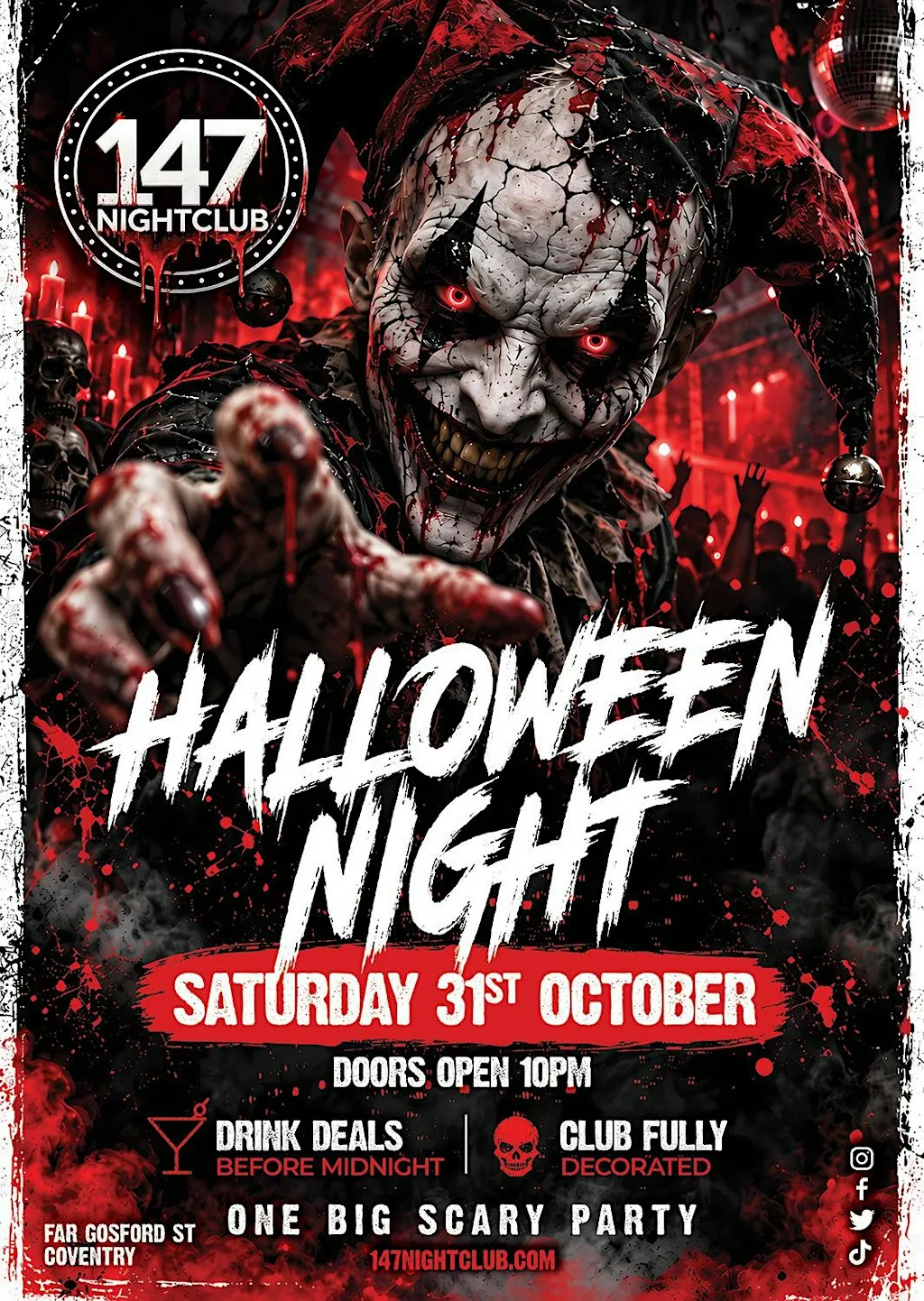 HALLOWEEN NIGHT at 147 Nightclub