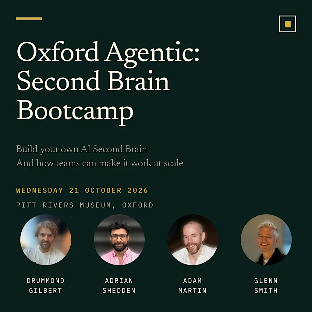 Oxford Agentic: Second Brain Bootcamp at Pitt Rivers Museum
