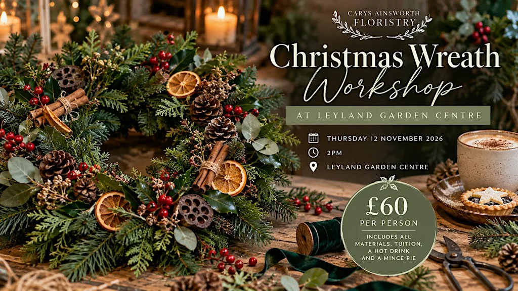 Christmas Wreath Workshop at Leyland Garden Centre