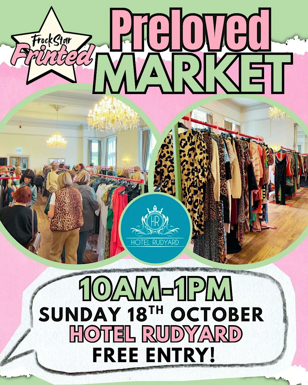 Frinted Preloved Women’s Clothing Market at Hotel Rudyard