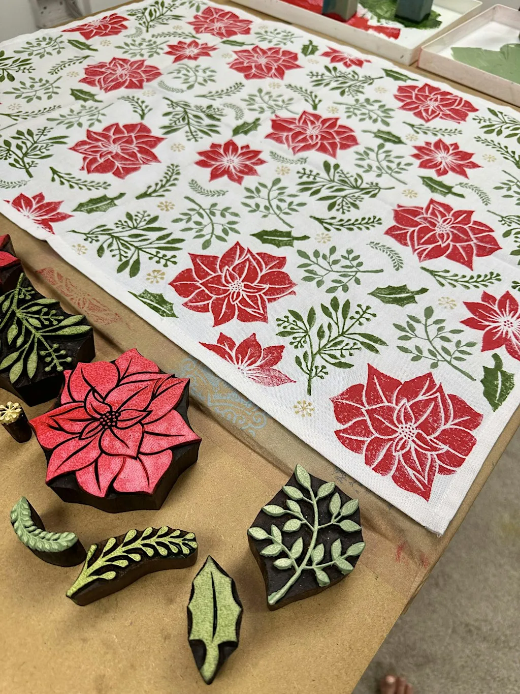Christmas Indian Block Printing Workshop
