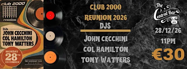 CLUB 2000 reunion ‘26 at The Central Bar