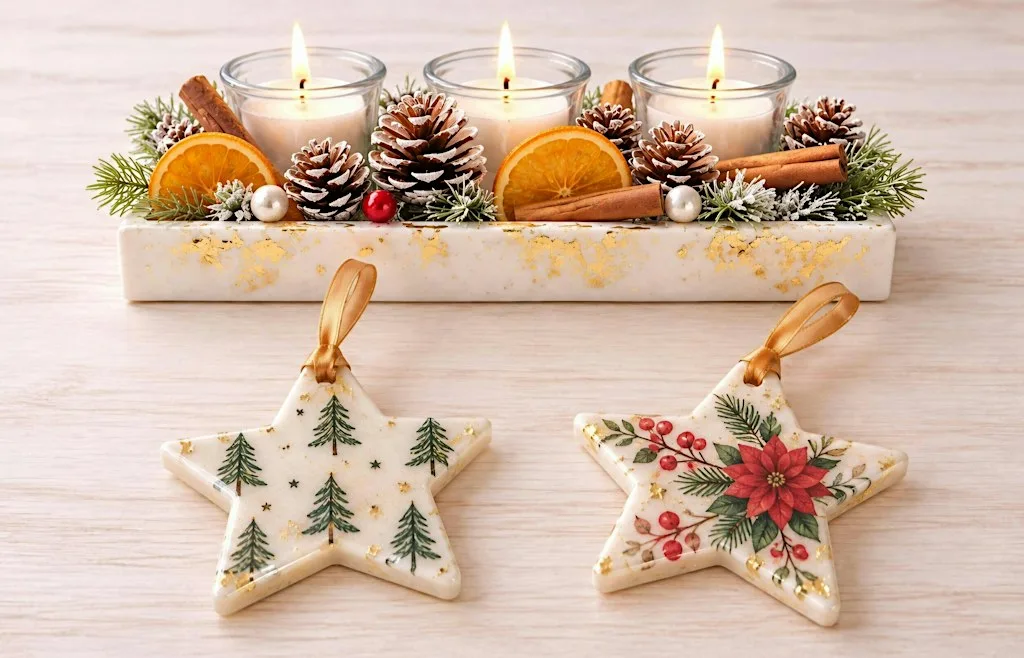 Sip, Pour & Create: Christmas Eco Resin Centrepiece at The Swan