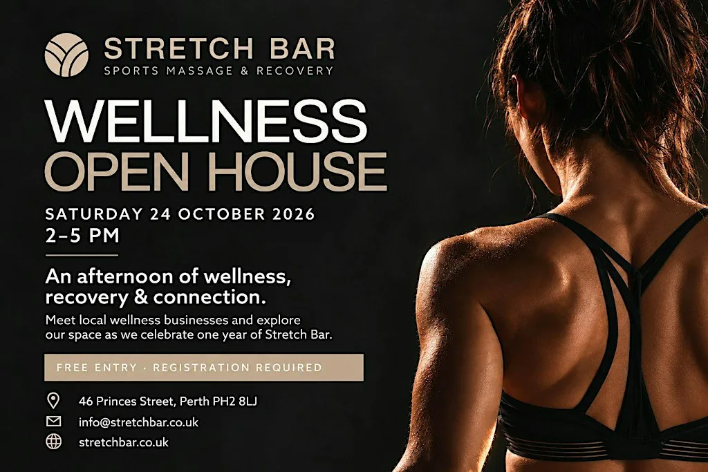 Stretch Bar Wellness Open House at Stretch Bar Sports Massage and Recovery