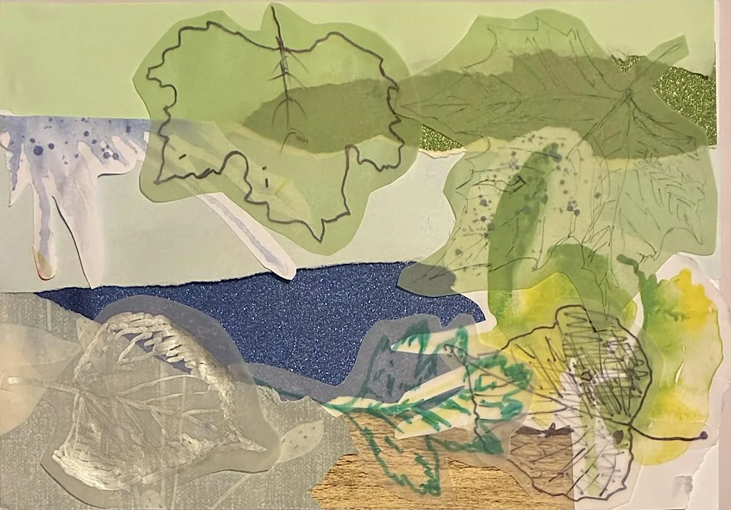 Leaves Themed Papercraft Collage Activity at Abingdon Museum