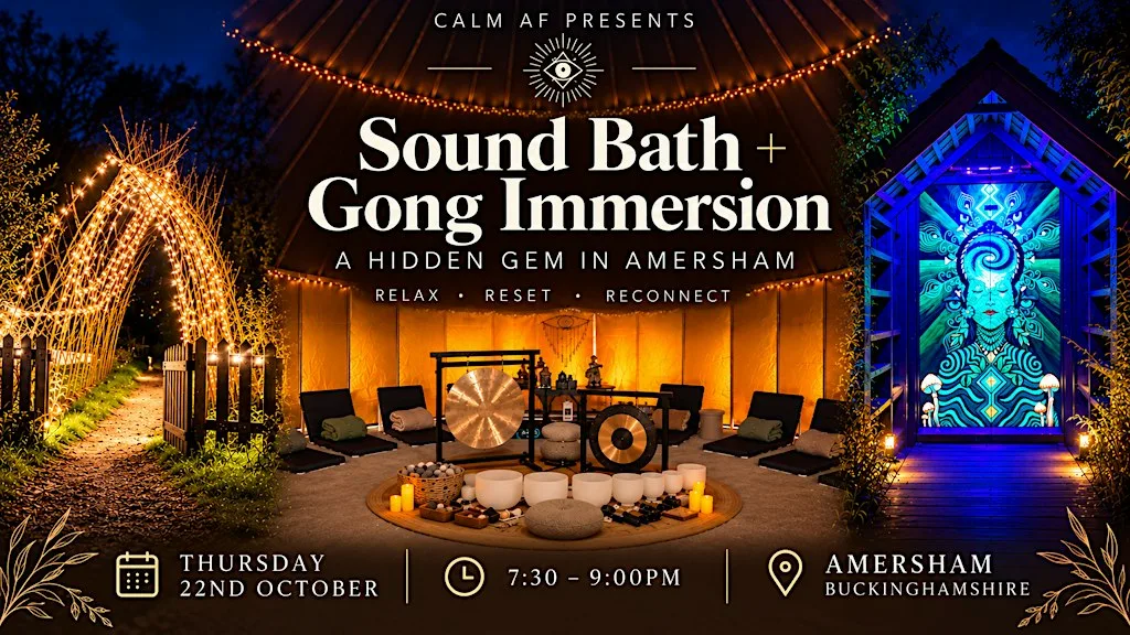 Sound Bath l Gong immersion l Amersham l Meditation l Breathwork Night at Little Orchard