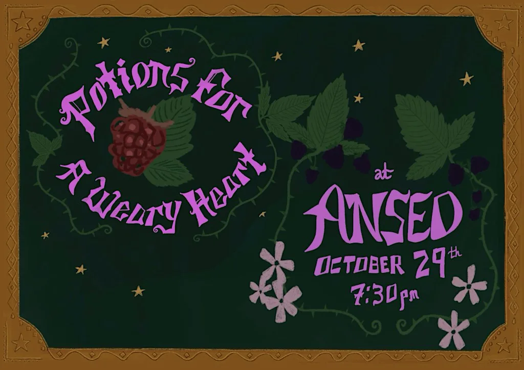 Potions For A Weary Heart - a night of witchy music for Samhain at Anseo