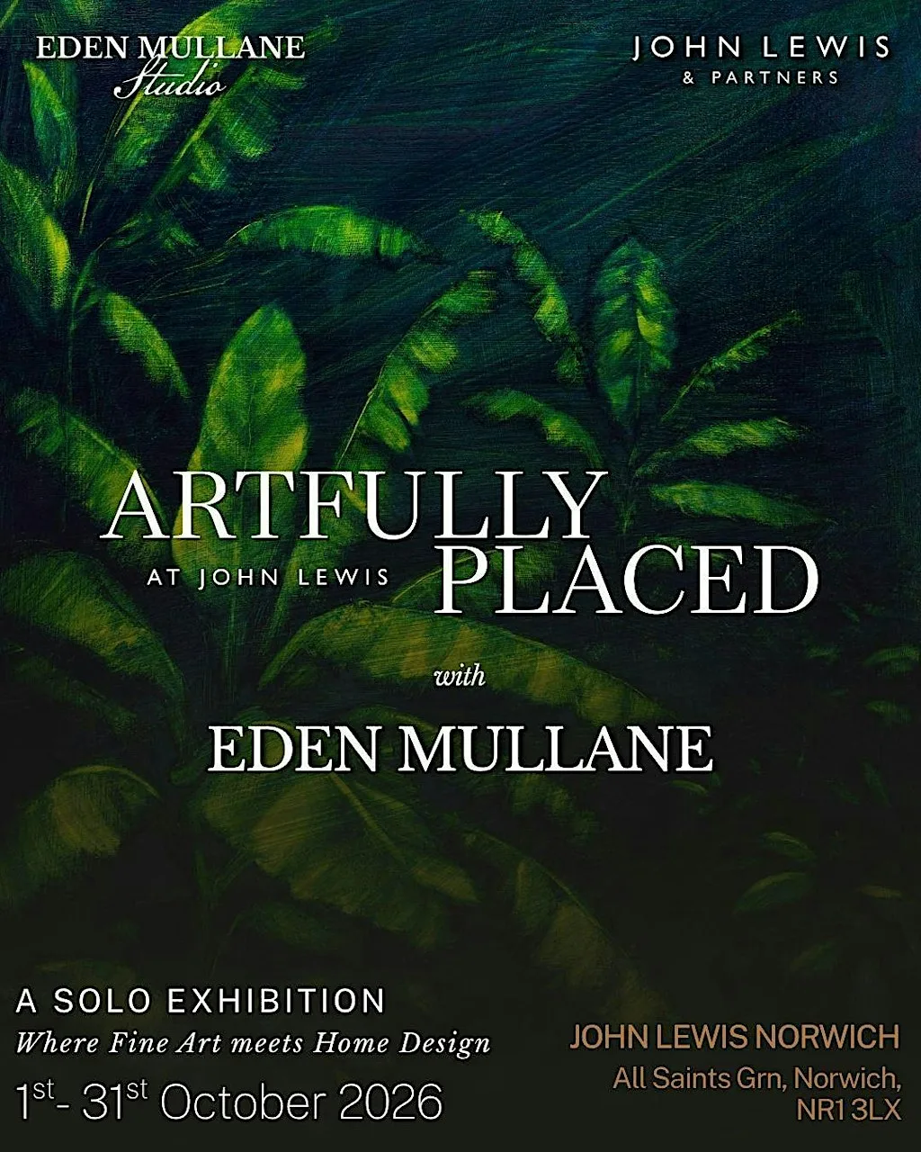 An Evening with Eden Mullane at John Lewis | Black History Month at John Lewis Norwich (Benugo Café , 1st Floor)