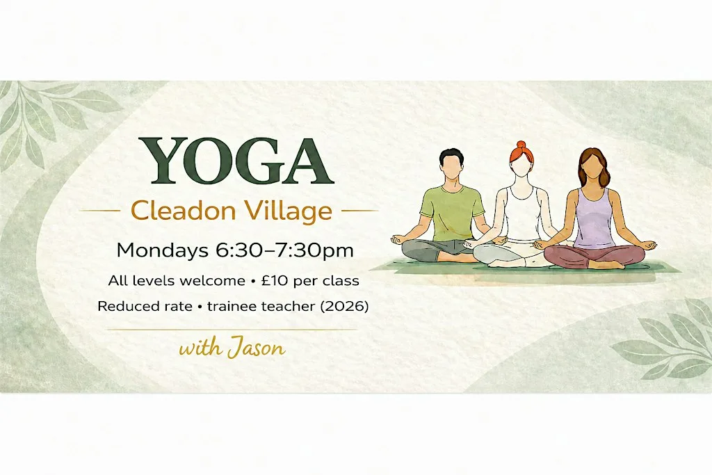 Gentle Yoga in Cleadon – Mondays 6:30–7:30pm