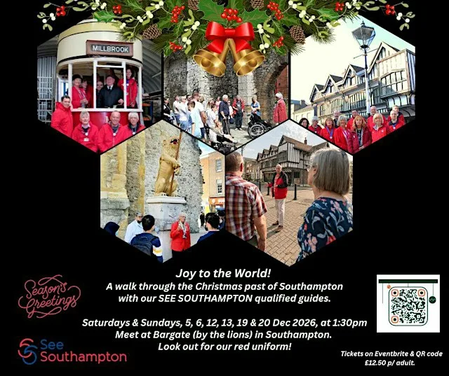 Joy to the World Guided Chistmas Walk of Southampton at The Bargate