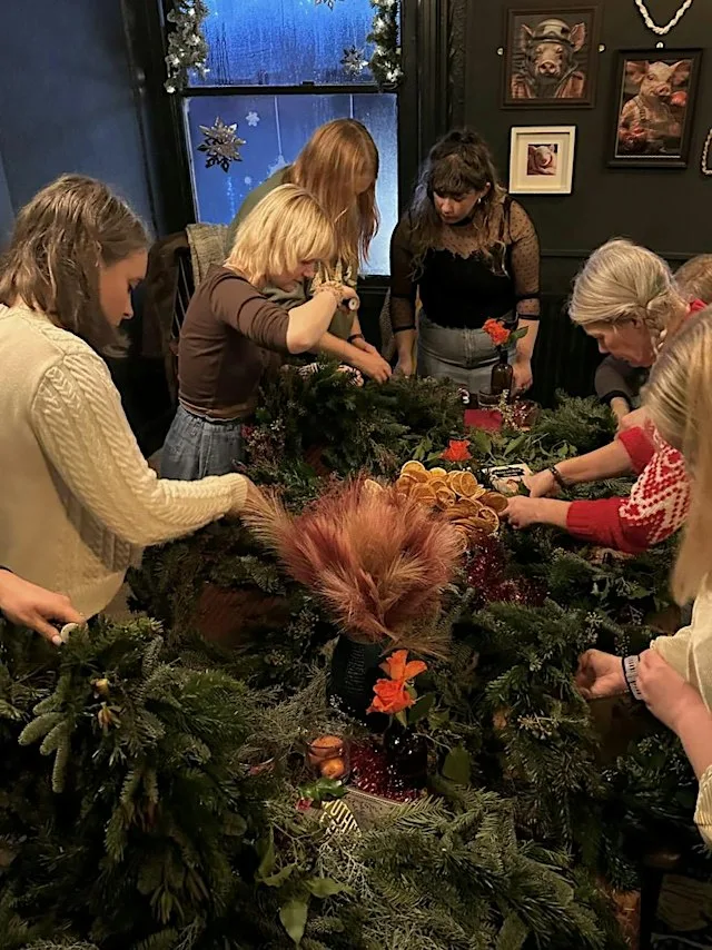 LUXURIOUS WINTER WREATH WORKSHOP - WAKEFIELD at Lost Cause Brewing Co | Wakefield