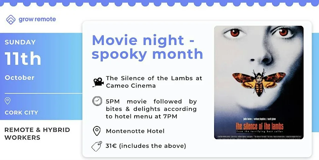 Movie night at Cameo Cinema for Remote and Hybrid workers